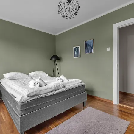 公寓 Northstay - Center Terrace With Mountain View 特罗姆瑟